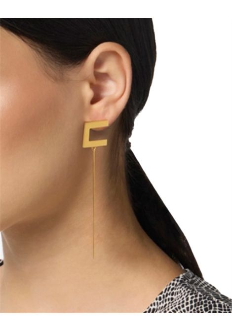 Orecchini ELISABETTA FRANCHI donna OR12M56 Oro barretta pendente chiusura a perno con ago ELISABETTA FRANCHI | Orecchini | OR12M56U95